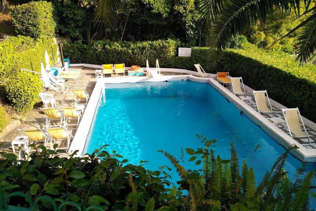 Portofino Appartamento Vista Mare Con Piscina Rapallo Dış mekan fotoğraf
